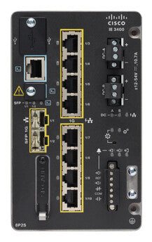 Cisco Catalyst IE3400 Administreret L2/L3 Gigabit Ethernet (10/100/1000) Strøm over Ethernet (PoE) Sort