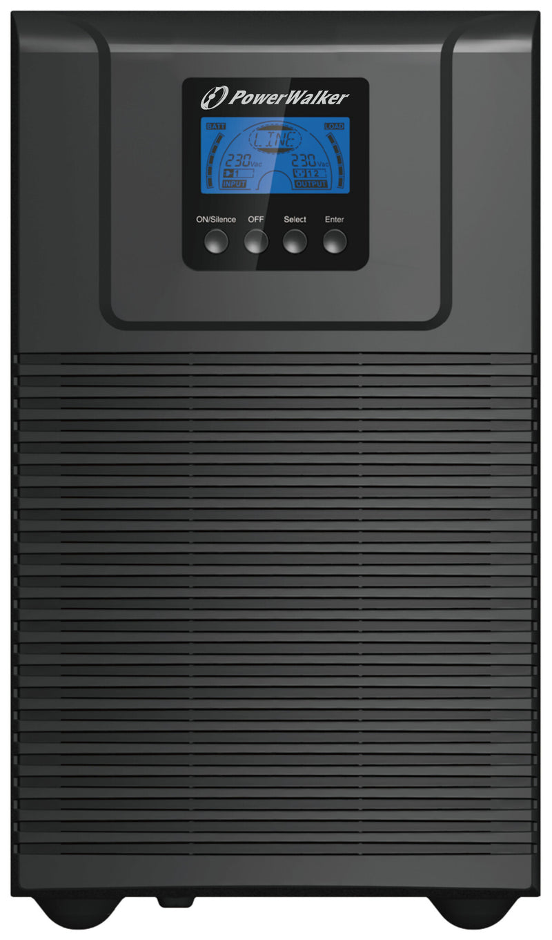 PowerWalker VFI 2000 TG UPS-enhed Dobbeltkonvertering (online) 2 kVA 1800 W 4 AC stikkontakt(er)