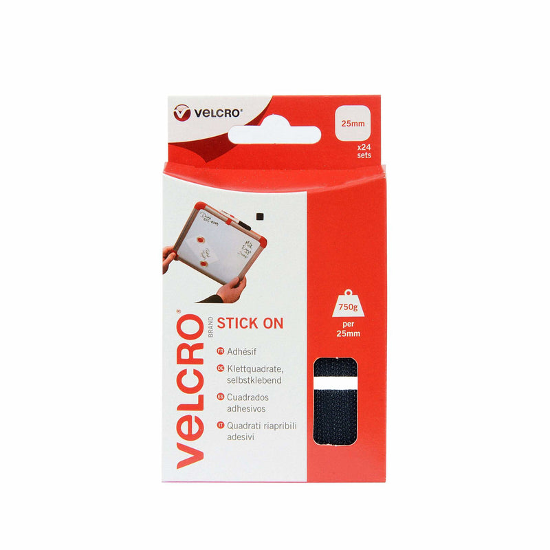 Velcro VEL-EC60236 lynlås Sort 24 stk