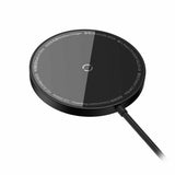 Baseus CCJJ040001 oplader til mobil enhed Hovedtelefoner, Mobiltelefon, Smartphone Sort USB Trådløs opladning Indendørs