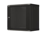 Lanberg WF03-5309-10B stativ 9U Vægmonteret stativ Sort