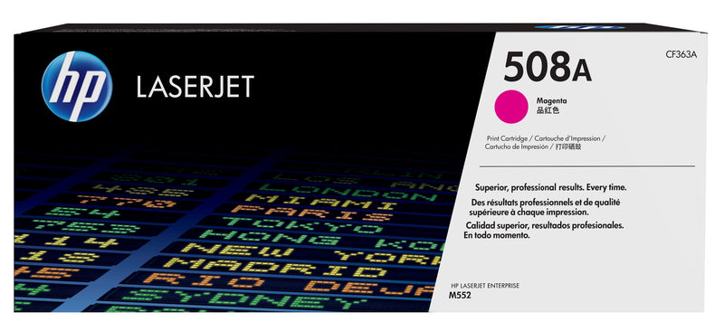 HP Original 508A LaserJet-tonerpatron, magenta