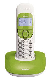 Brondi Nice DECT telefon Nummervisning Grøn, Hvid