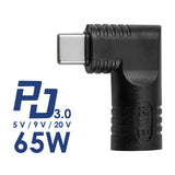 Akyga AK-ND-D02 kabel kønsskifter 7.4 x 5.0 mm + Pin USB-C Sort