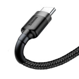 Baseus CATKLF-BG1 USB-kabel 1 m USB A USB C Sort