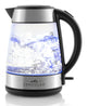 Eta Crystela II elkedel 1,7 L 2200 W Sort, Rustfrit stål, Transparent