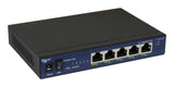 ALLNET 201875 Ikke administreret 2.5G Ethernet (100/1000/2500) Strøm over Ethernet (PoE) Bord-/vægmontering Sort