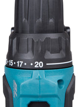 Makita DDF490Z bor 1900 rpm Nøglefri 1,7 kg Blå, Sort
