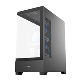 FSP M370-BA Case Midi Tower mITX, mATX, ATX (BTF) Black ARGB Sort