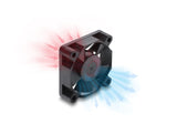 DeLOCK 67617 Computerkølesystem Computerkabinet Ventilator 3,5 cm Sort 1 stk