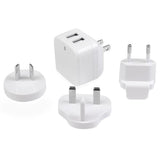 StarTech.com USB2PACWH oplader til mobil enhed Smartphone, Tablet Hvid Vekselstrøm Indendørs