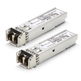 Extralink SFP 1.25G 2-pack | Moduł SFP | 1,25Gbps, LC/UPC, 850nm, 550m, multi mode, DOM, Dedicated to HP/Aruba (EX.35931) modul til netværksmodtager