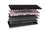 Deltaco Gaming GAM-100-DE tastatur Spil USB + RF Wireless + Bluetooth QWERTZ Tysk Sort