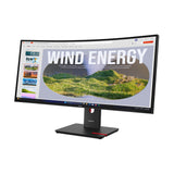 Lenovo ThinkVision T34WD-40 computerskærm 86,4 cm (34") 3440 x 1440 pixel Wide Quad HD LED Sort