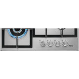 AEG HGB64420SM Sort, Rustfrit stål Indbygget 56 cm Gaskomfur 4 zone(s)
