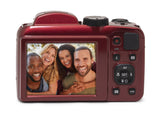 Kodak PIXPRO AZ255 1/2.3" Kompakt kamera 16,35 MP BSI CMOS 4608 x 3456 pixel Rød