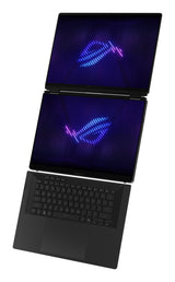 ASUS ROG Zephyrus Duo GX651AR-SR042W Intel Core Ultra 9 386H Hybrid (2-i-1) 40,6 cm (16") Berøringsskærm 3K 32 GB LPDDR5x-SDRAM 2 TB SSD NVIDIA GeForce RTX 5070 Ti Wi-Fi 7 (802.11be) Windows 11 Home Grå QWERTZ Tysk