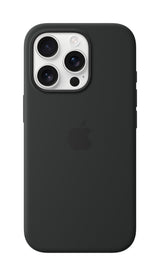 Apple Silikone-etui med MagSafe til iPhone 16 Pro – sort