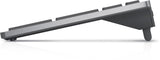 DELL KB740 tastatur Kontor RF trådløs + Bluetooth QWERTY US International Grå, Sort