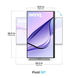 BenQ MA270S computerskærm 68,6 cm (27") 5120 x 2880 pixel 5K Ultra HD LED Hvid