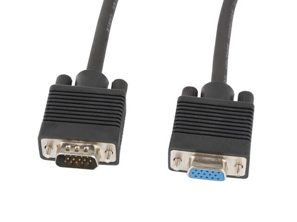 Lanberg CA-VGAC-10CC-0018-B+ VGA kabel 1,8 m VGA (D-Sub) Sort