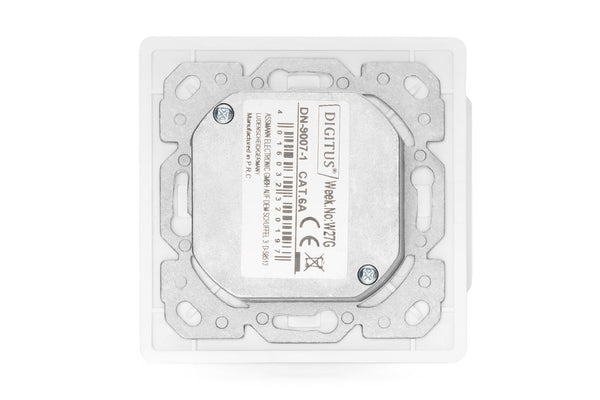 Digitus DN-9007-1 stikkontakt 2 x RJ-45 Hvid