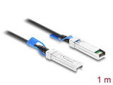 DeLOCK 84076 InfiniBand og fiberoptisk kabel 1 m SFP28 Twinax Sort