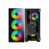 Savio PC Case Prime X1 ARGB Glass Black Midi Tower Sort