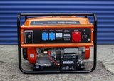 Extralink EX.30714 motor-generator 7000 W 25 L Benzin Sort, Orange