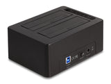 DeLOCK 64187 drevkabinet HDD/SSD kabinet Sort 2.5/3.5"