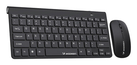 Wozinsky 5907769384189 tastatur Mus inkluderet Universel RF trådløs + USB Sort