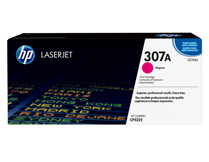 HP Original 307A LaserJet-tonerpatron, magenta