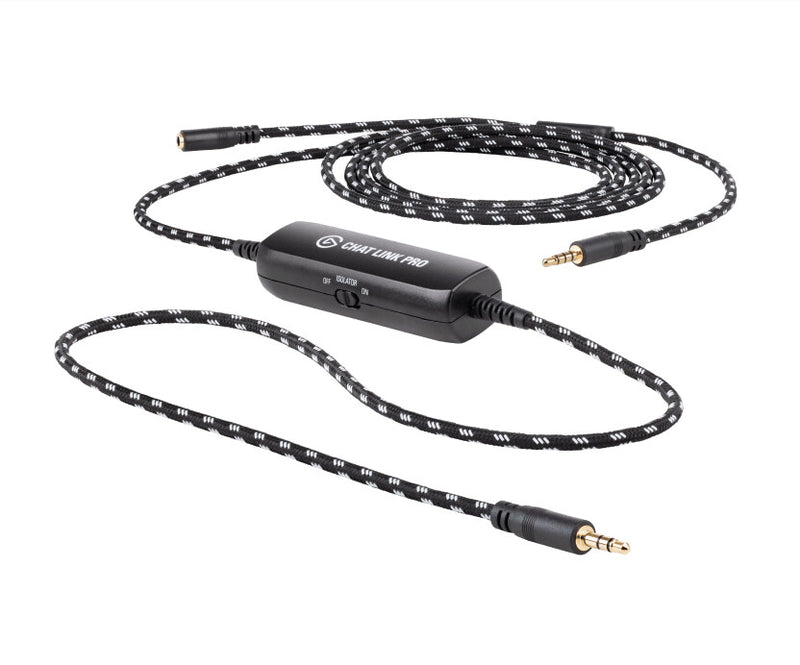 Elgato Chat Link Pro lydkabel 2,5 m 3.5mm 2 x 3.5mm Sort