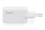 Digitus DA-10303 oplader til mobil enhed Universel Hvid Vekselstrøm Hurtig opladning Indendørs
