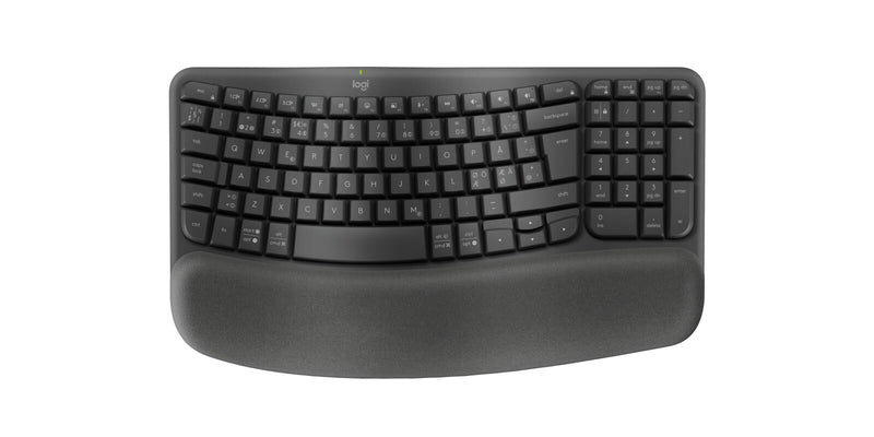 Logitech 920-012298 tastatur Kontor RF trådløs + Bluetooth QWERTY Nordisk Grafit
