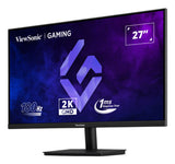 Viewsonic VX Series VX27G1-2K computerskærm 68,6 cm (27") 2560 x 1440 pixel Quad HD LED Sort
