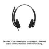 HP Poly Mission 425 Stereo USB Wired Headset Classic (Bulk)