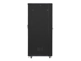 Lanberg FF01-8042-12B stativ 42U Fritstående reol Sort