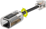 Goobay 58856 kabel kønsskifter Sort
