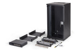 Digitus DN-49105-SET stativ 12U Vægmonteret stativ Sort