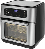 ProfiCook PC-FR 1200 H Enkelt 11 L Enkeltstående 1500 W Varmluftsteger Sort, Rustfrit stål