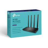 TP-Link Archer C6U trådløs router Gigabit Ethernet Dual-band (2,4 GHz / 5 GHz) Sort
