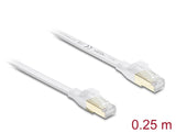 DeLOCK 81023 netværkskabel Hvid 0,25 m Cat8.1 U/FTP (STP)