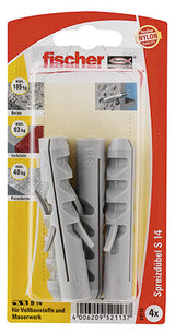 Fischer 52113 4 stk Vægstik 75 mm