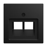 Busch-Jaeger 2CKA001753A0216 kontaktplade & kontakthætte Sort