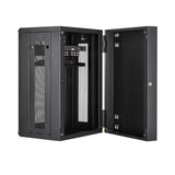 StarTech.com RK1820WALHM stativ 18U Vægmonteret stativ Sort