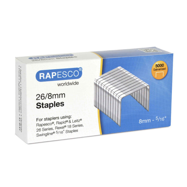 Rapesco S11880Z3 hæfteklamme Hæftepakker 5000 hæfteklammer