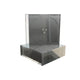 MediaRange BOX21 optisk disk etui Smykkeboks 1 diske Sort, Transparent