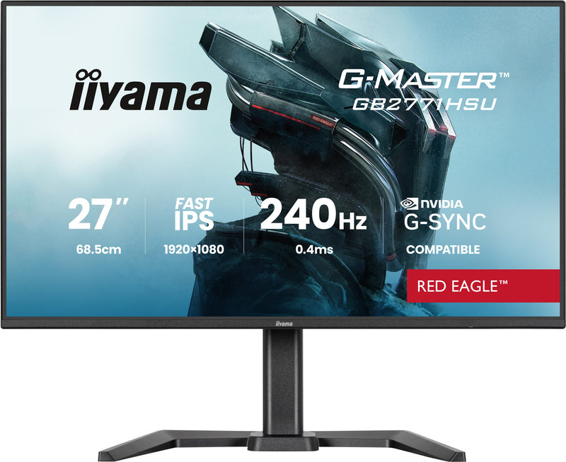 iiyama G-MASTER GB2771HSU-B1 computerskærm 68,6 cm (27") 1920 x 1080 pixel Fuld HD Sort