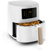 Philips 5000 series HD9255/30 frituregryde Enkelt 4,1 L Enkeltstående 1400 W Varmluftsteger Guld, Hvid